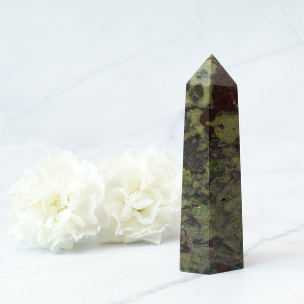 Dragon Blood Jasper Tower