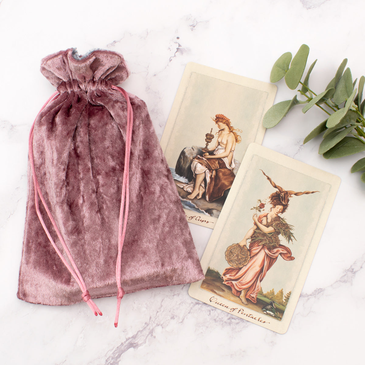 Premium Tarot and Oracle Bag (Light Mauve)