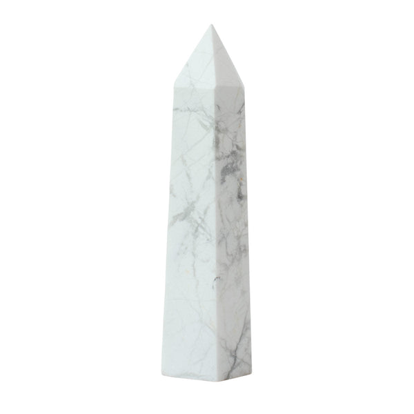 White Howlite Tower