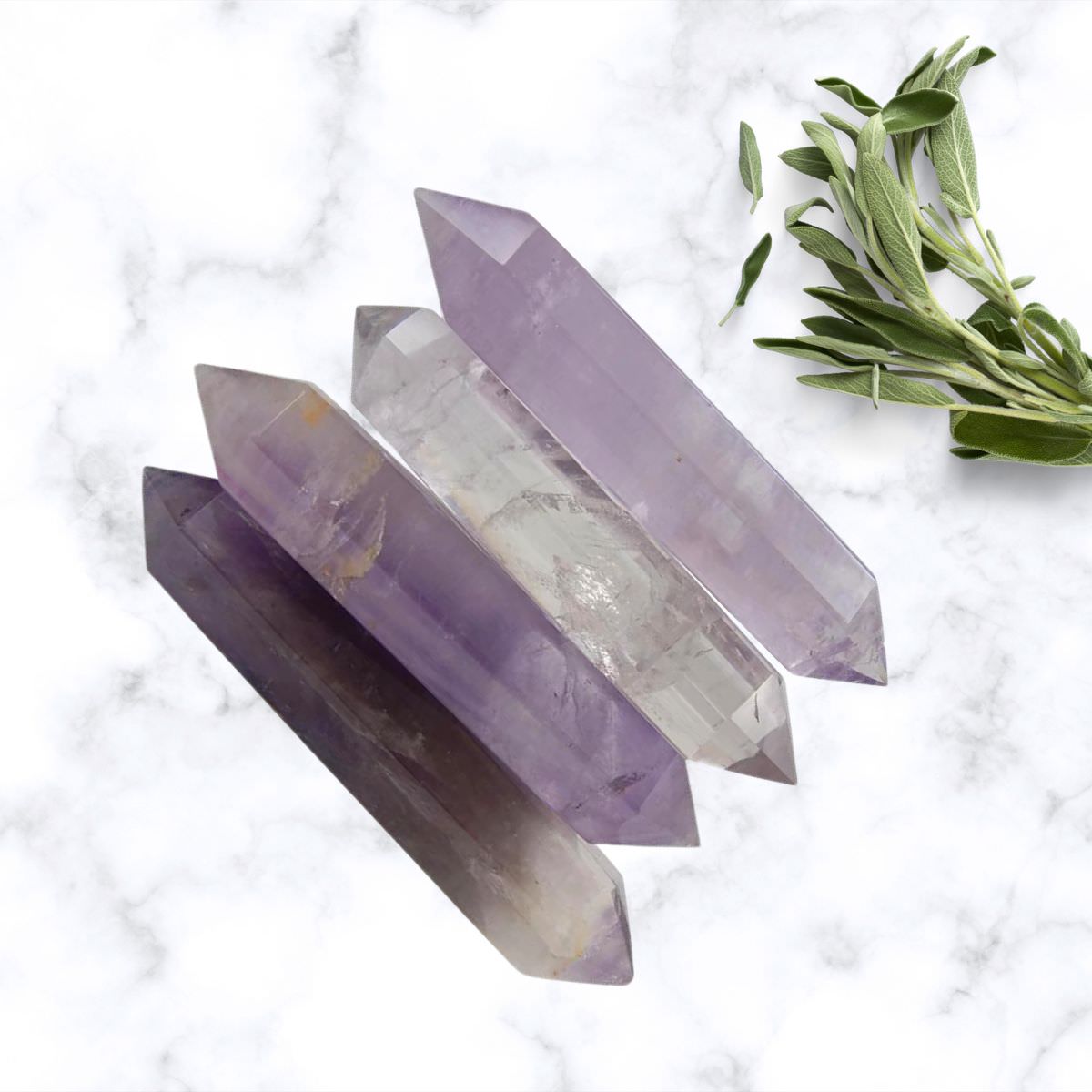 Amethyst Double-Terminated Point