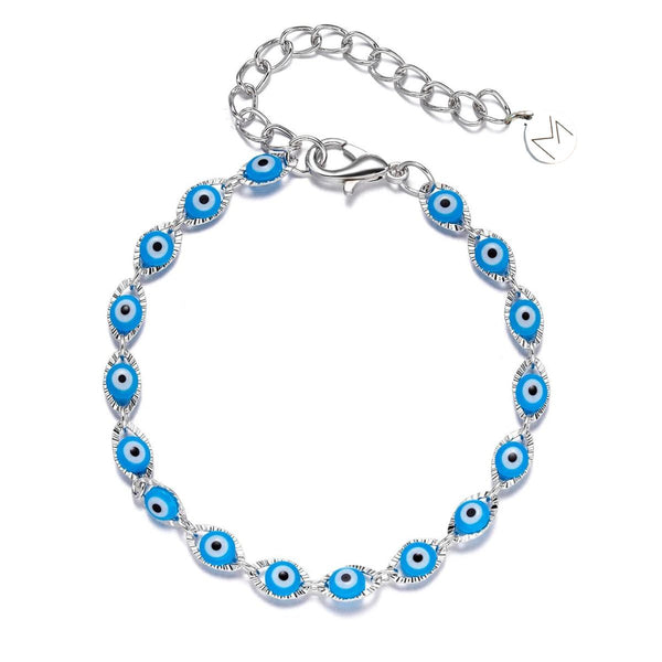 Evil Eye Bracelet (Light Blue)