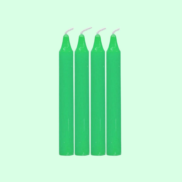 Mini Ritual Candle (Light Green)
