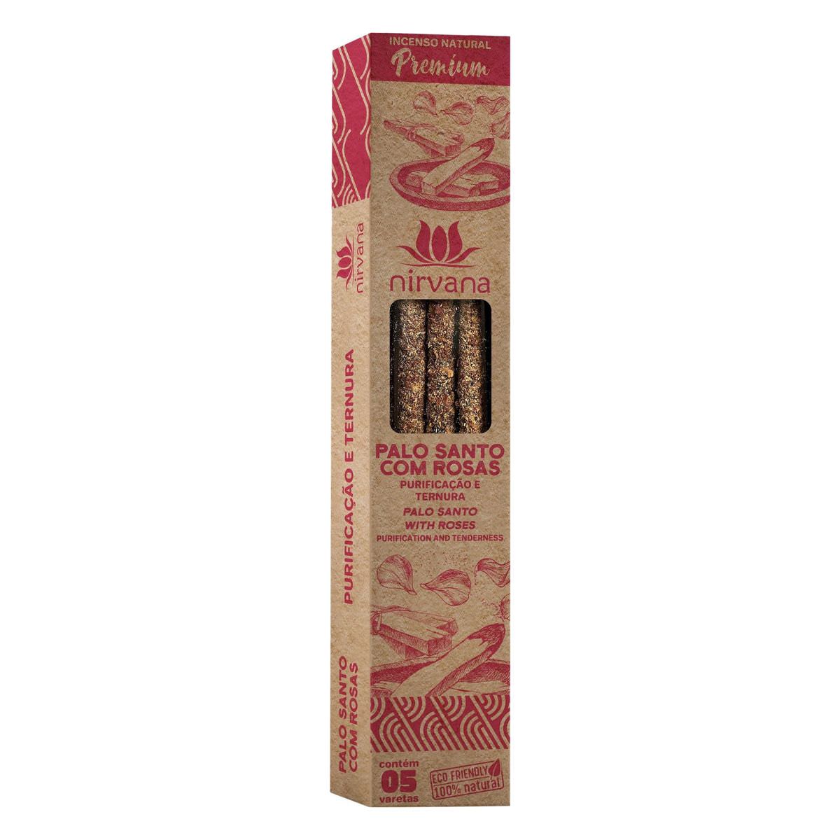 Nirvana Premium Incense (Palo Santo & Roses)