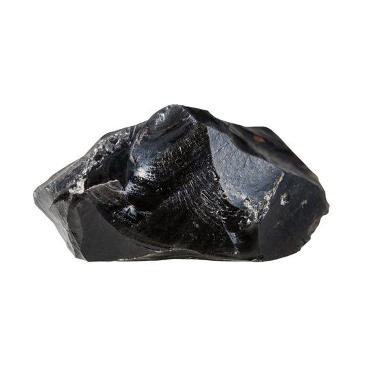 Raw Black Obsidian