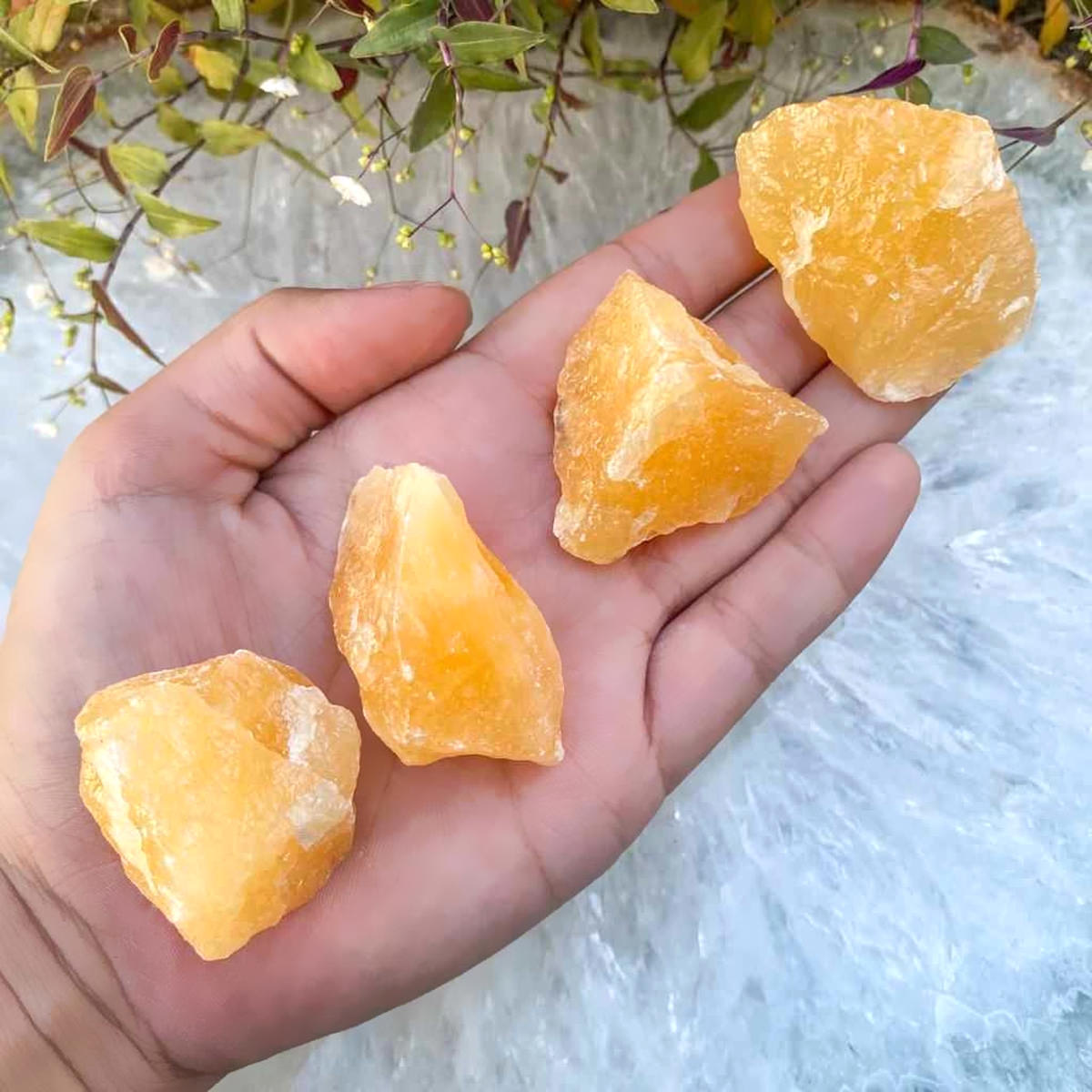 Raw Yellow Calcite