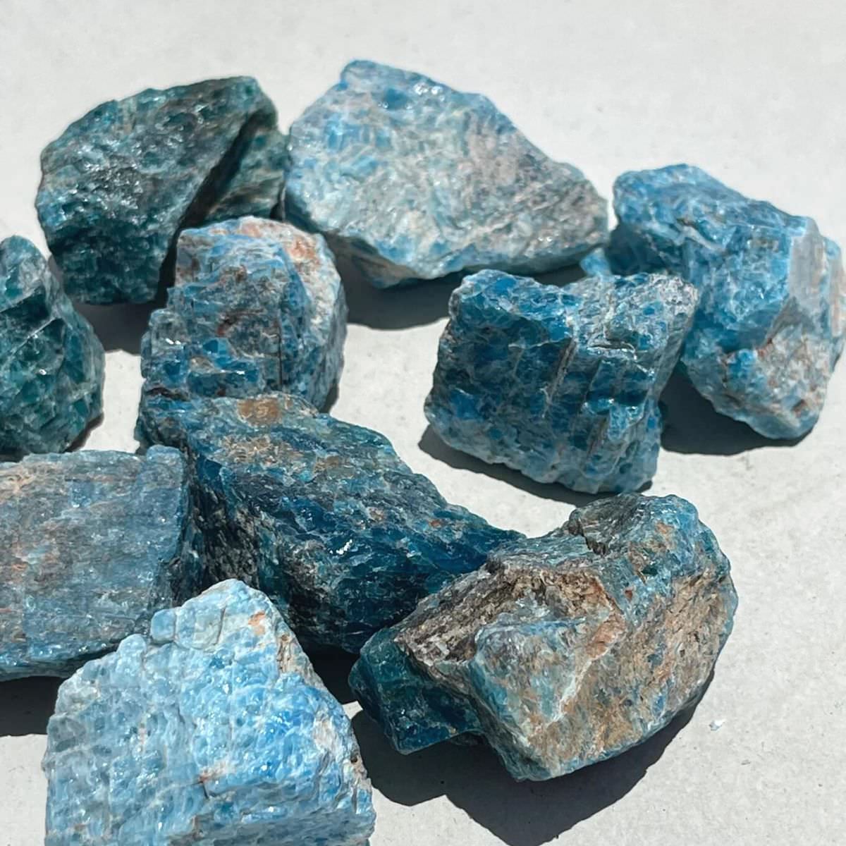 Raw Blue Apatite