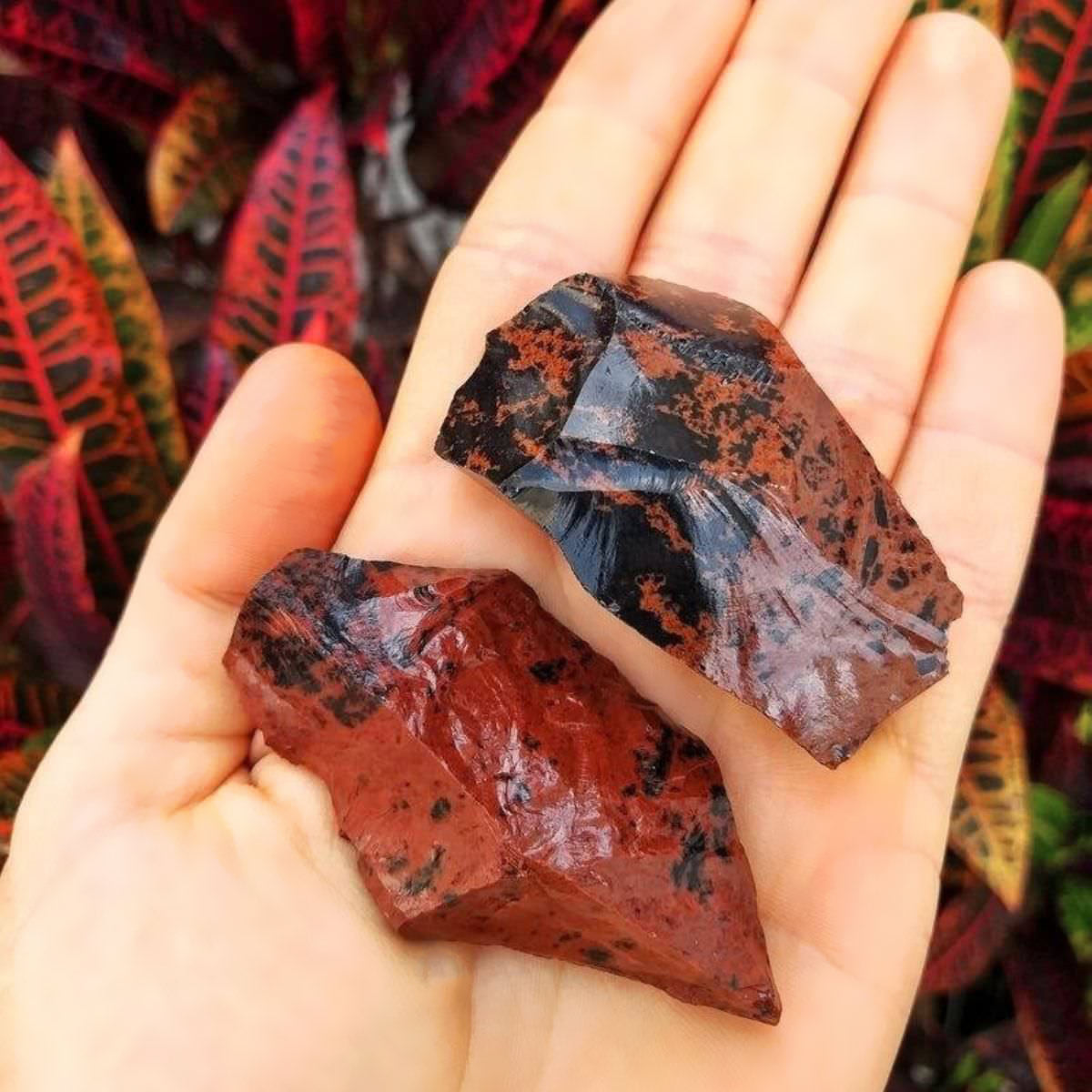 Raw Mahogany Obsidian