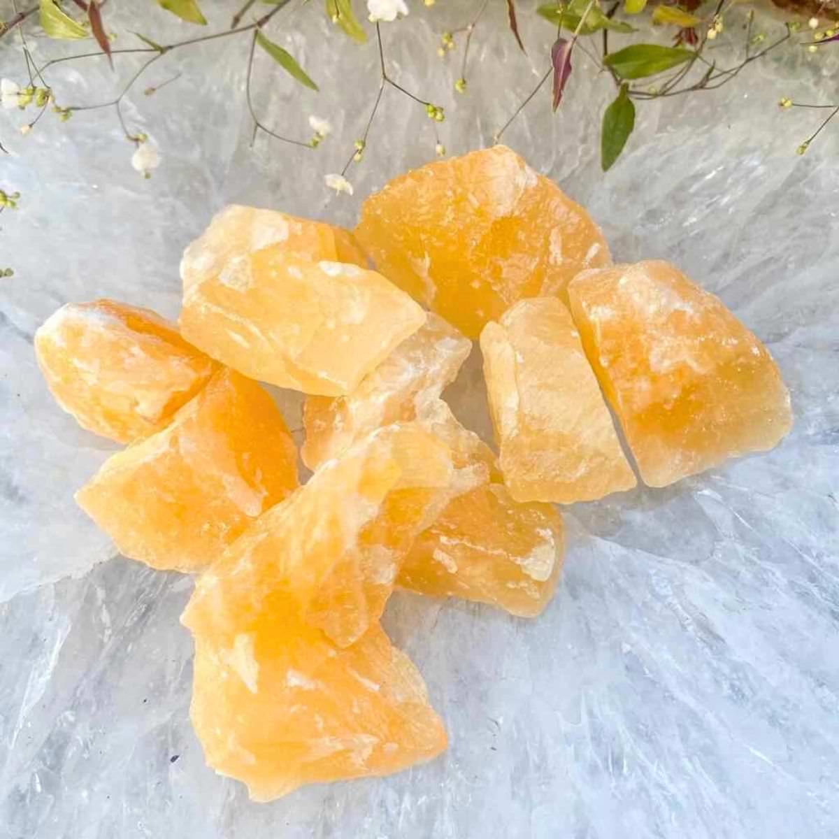 Raw Yellow Calcite