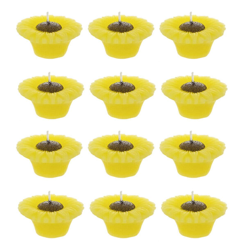 sunflower floating candles