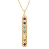7 Chakras Necklace (Gold)