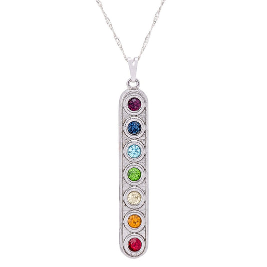7 Chakras Necklace (Silver)