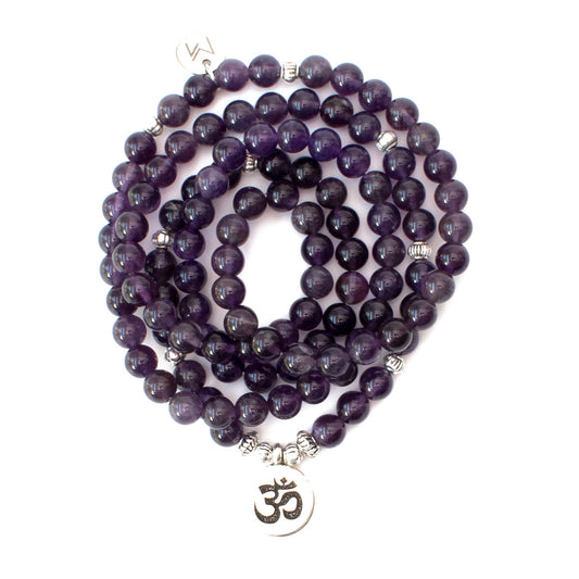 The Om Mala - Amethyst