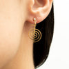 Cho Ku Rei Reiki Symbol Earrings (Gold)