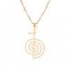 Cho Ku Rei Reiki Symbol Necklace (Gold)