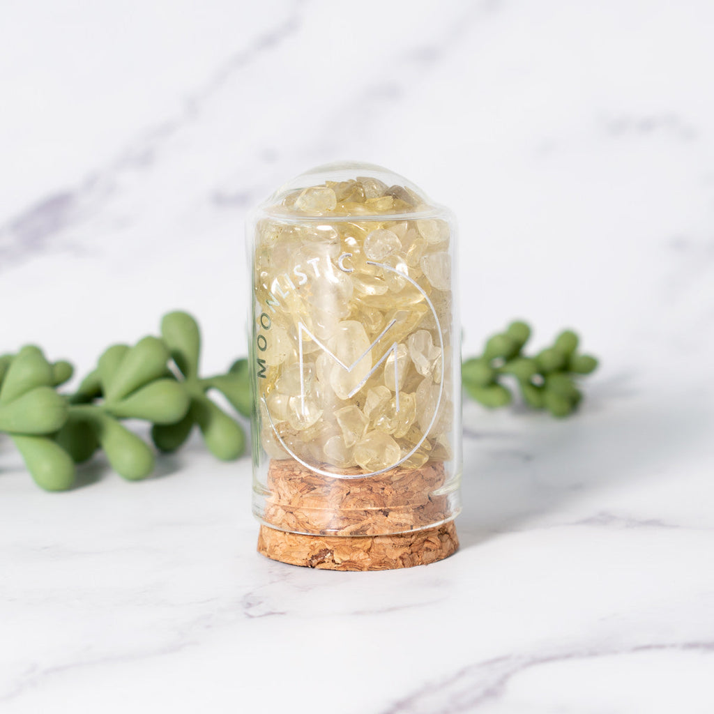 Citrine Crystal Wishing Containers