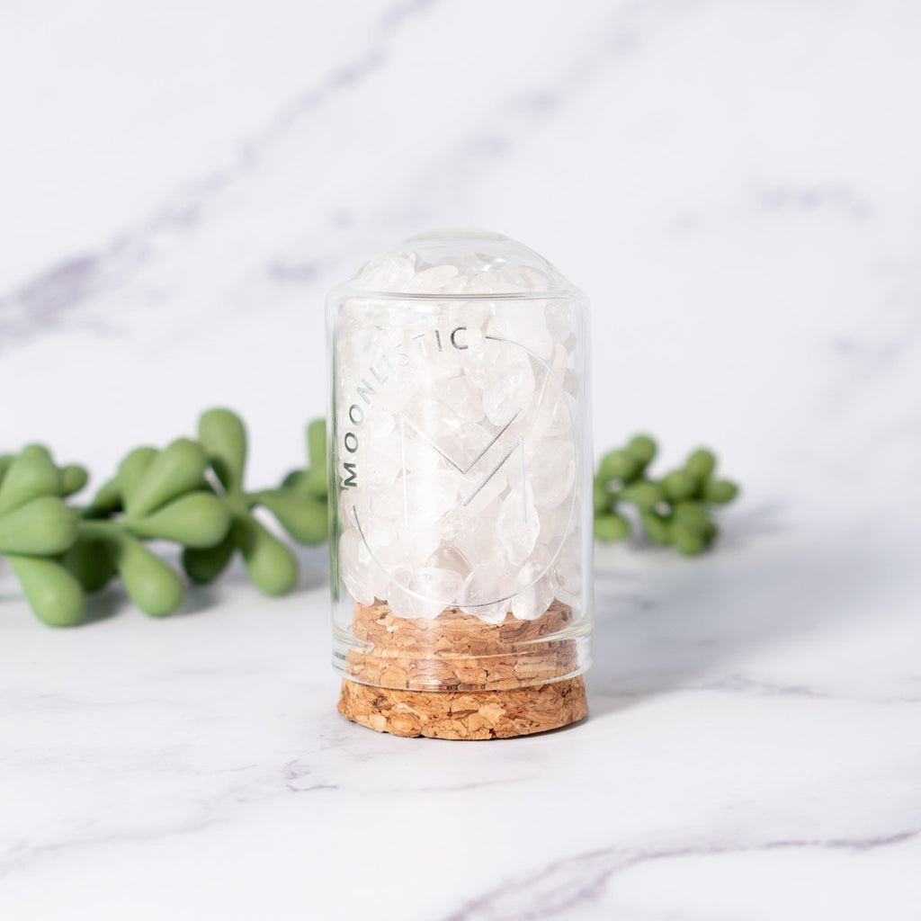 Clear Quartz Crystal Wishing Containers