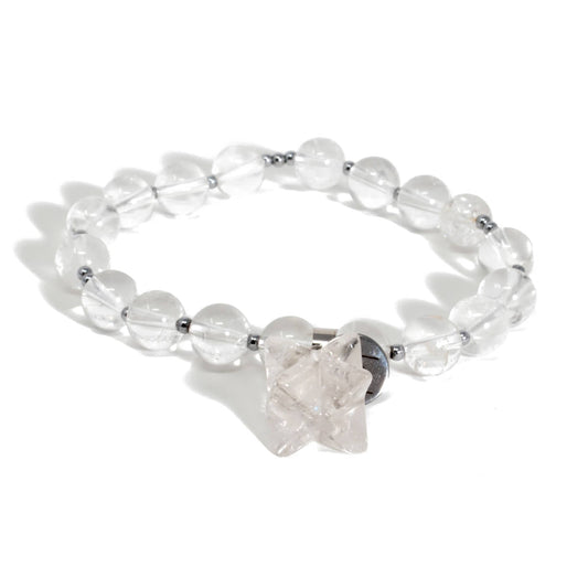 Clear Quartz Merkaba Bracelet