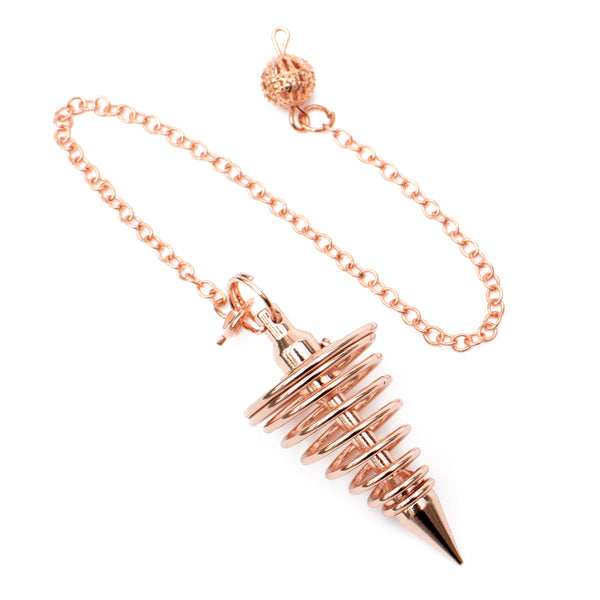 Copper Sacred Spiral Pendulum