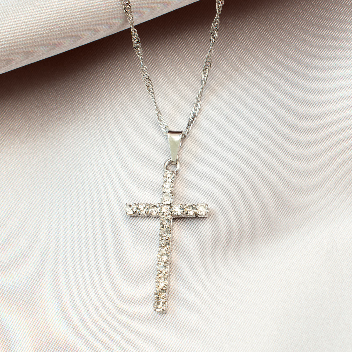 Cross Necklace (Silver)