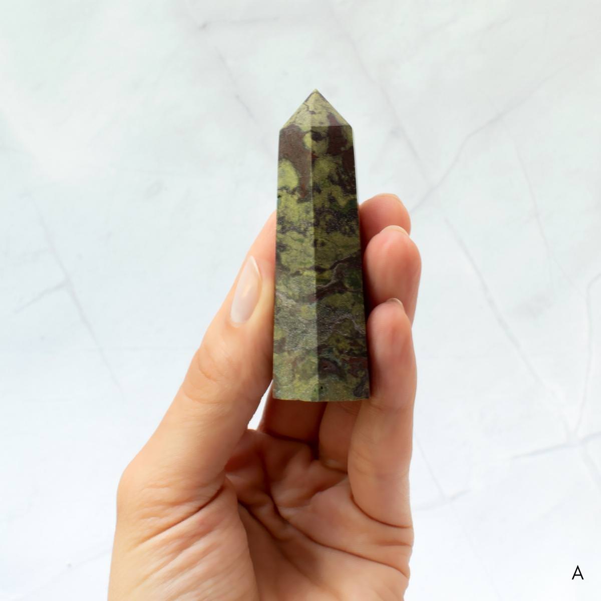 Dragon Blood Jasper Tower