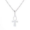 Eternal Ankh Cross Necklace (Silver)