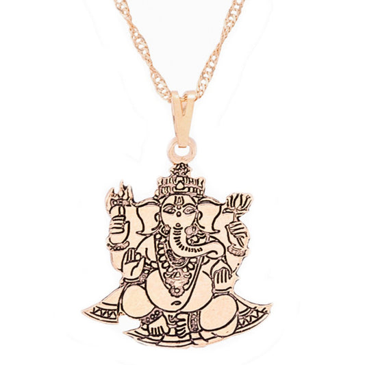 Ganesha Necklace (Gold)