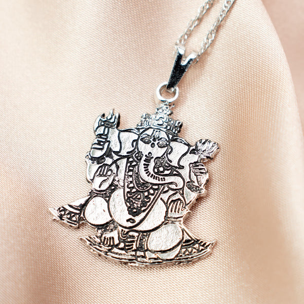 Ganesha Necklace (Silver)