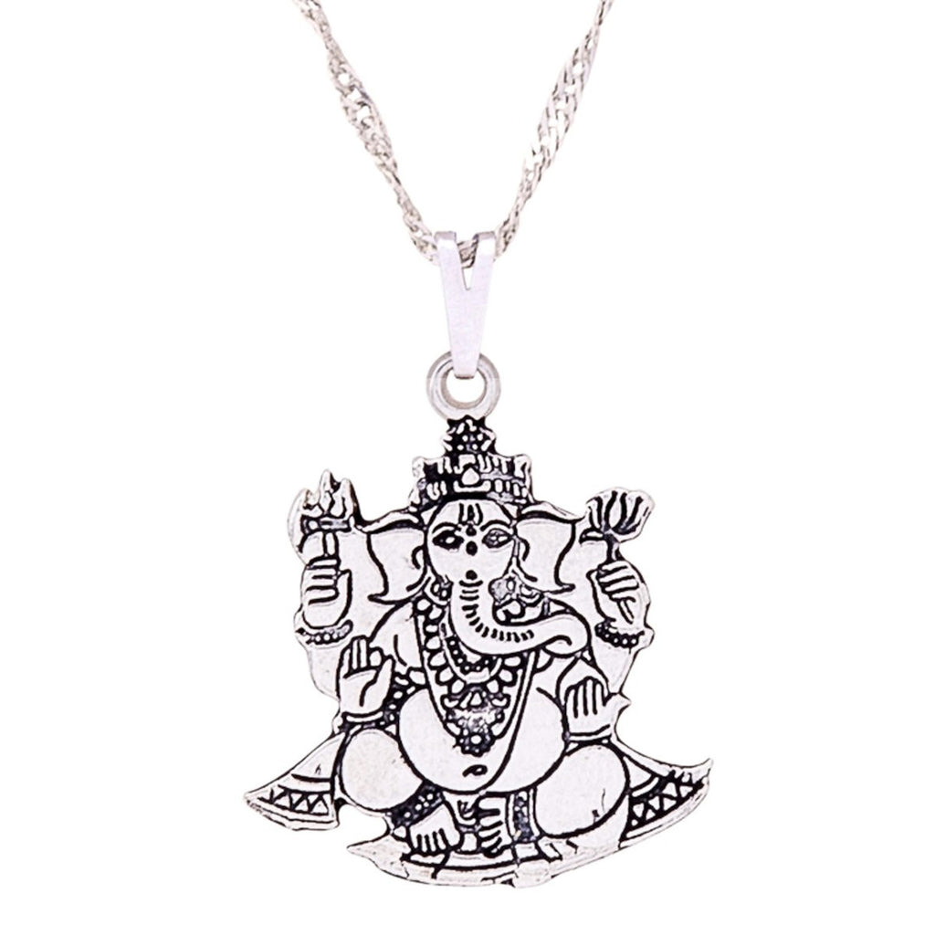 Ganesha Necklace (Silver)