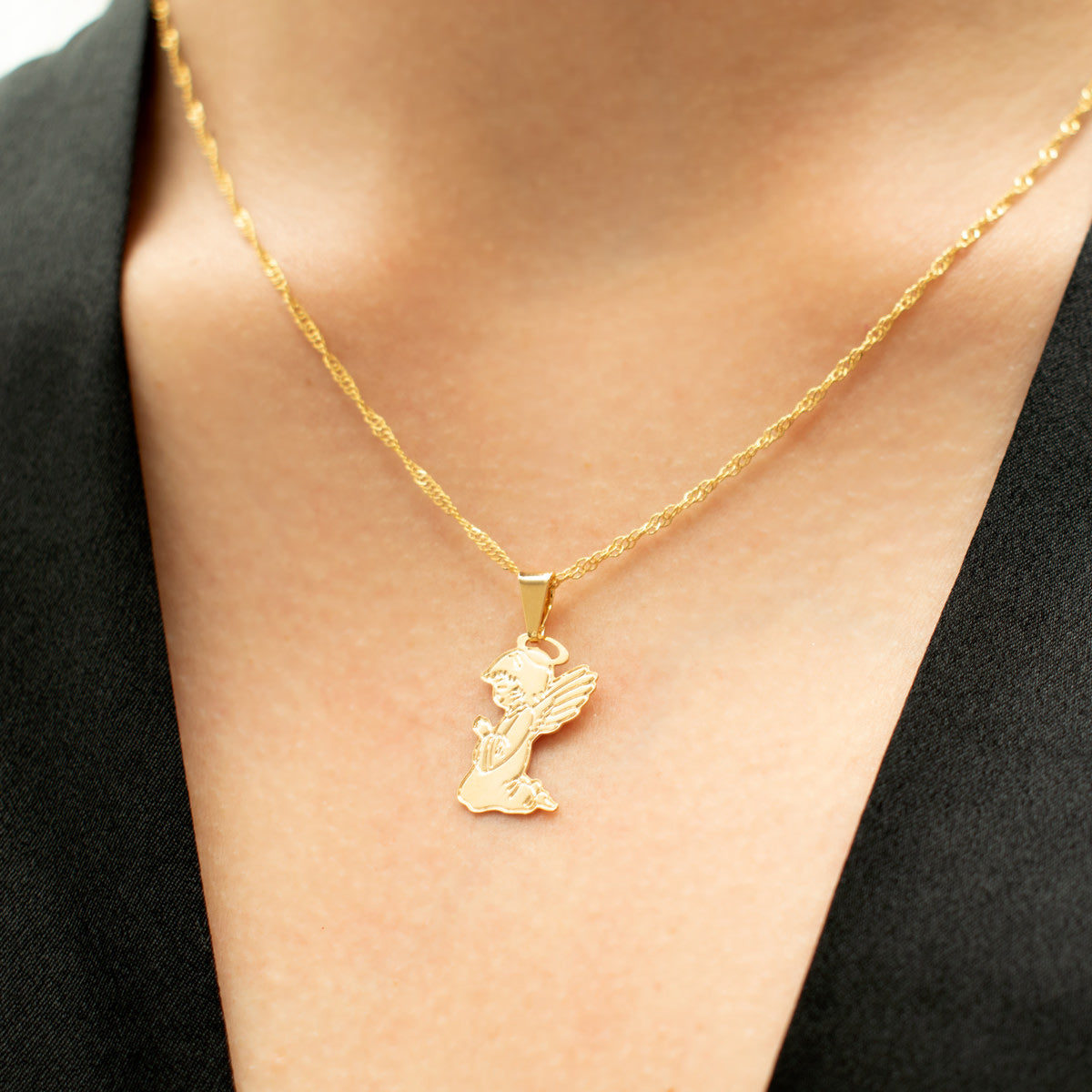 Guardian Angel Necklace (Gold)
