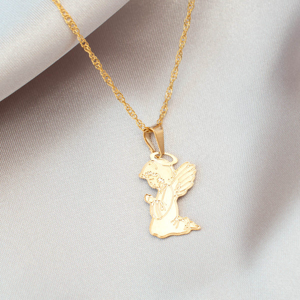 Guardian Angel Necklace (Gold)