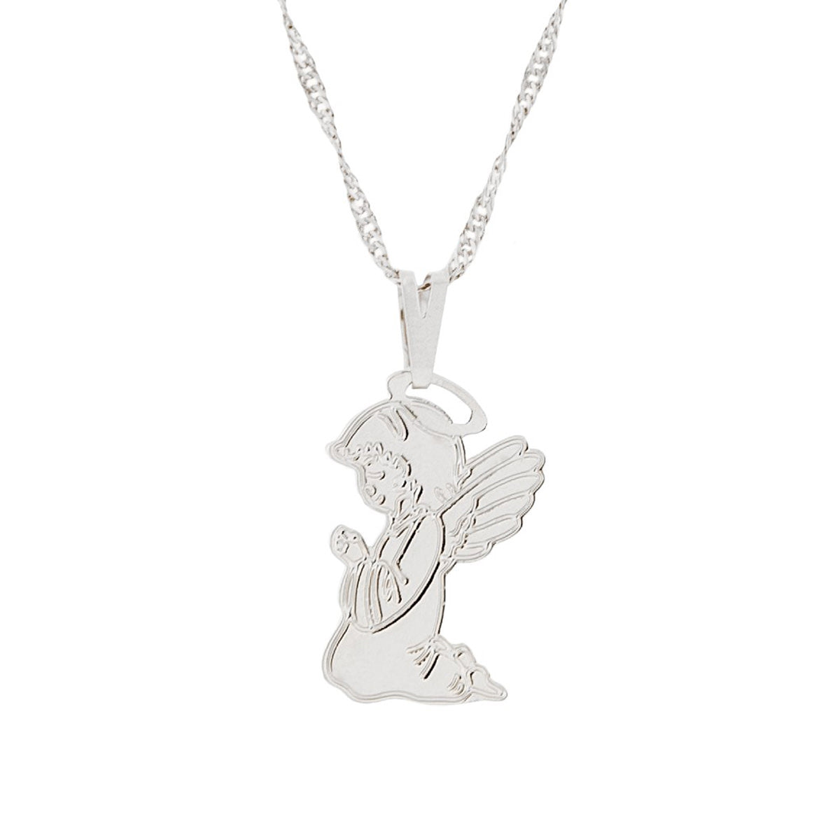 Guardian Angel Necklace (Silver)