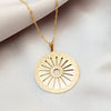 Gypsy Wheel Necklace (Gold)