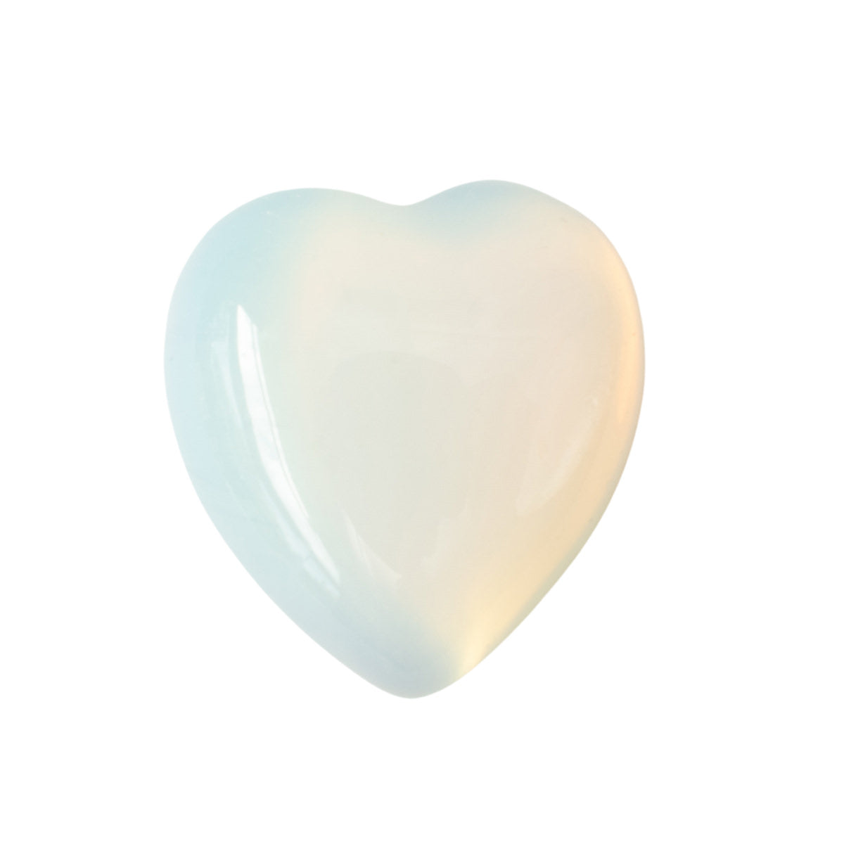 Opalite Flat Back Heart