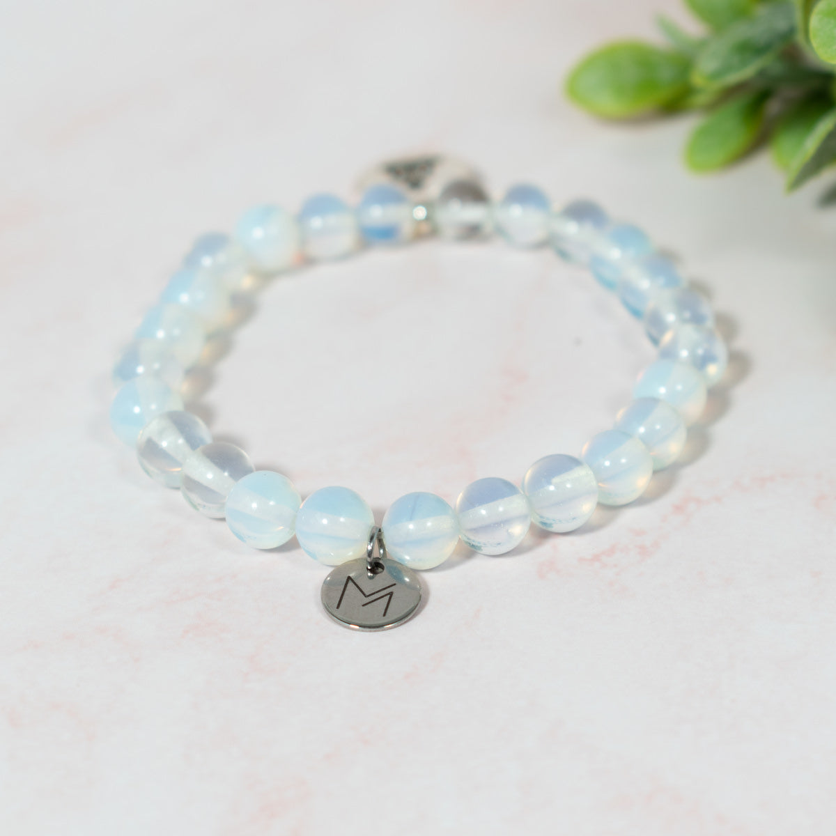 Opalite Bracelet (Yoga Charm)