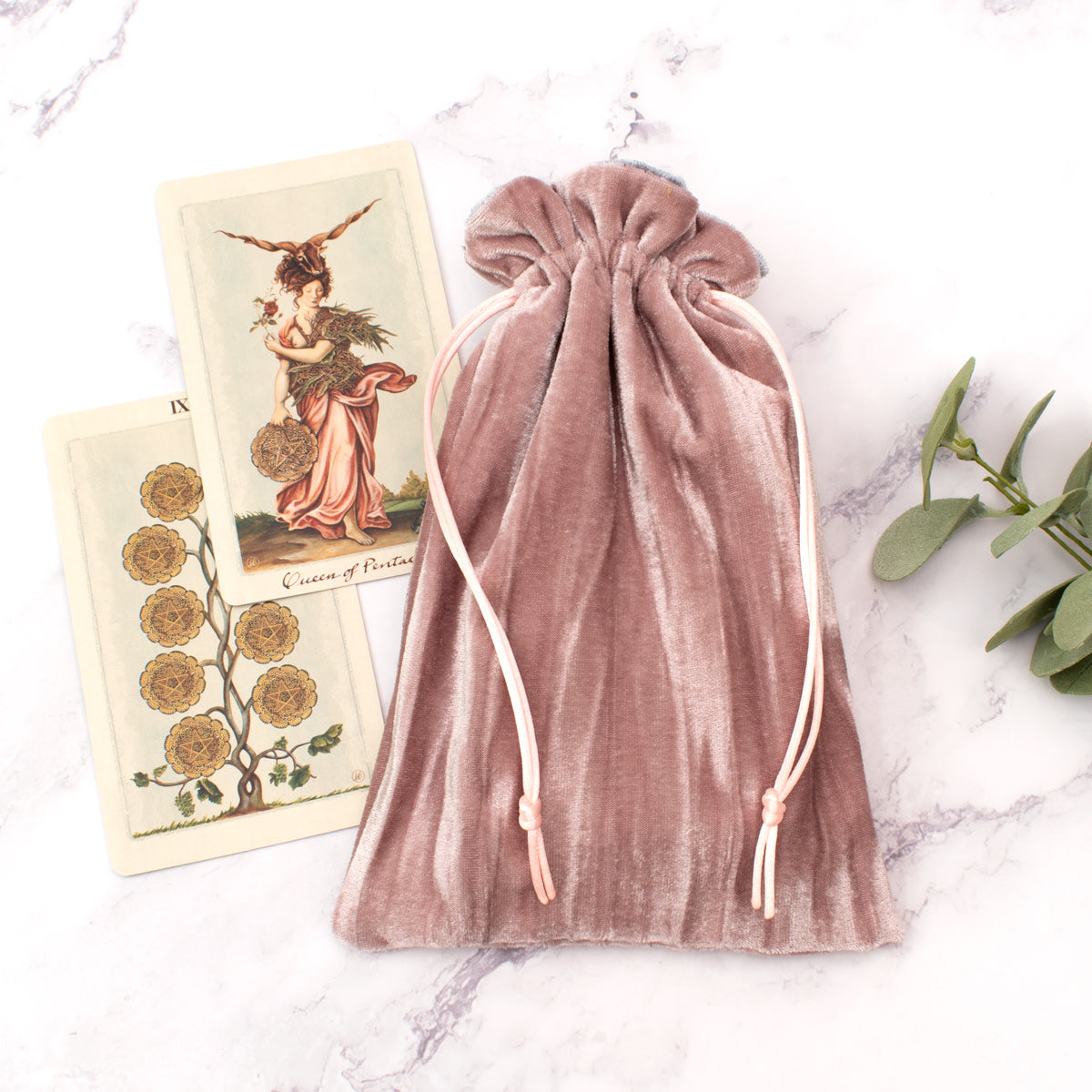 Premium Tarot and Oracle Bag (Dusty Rose)