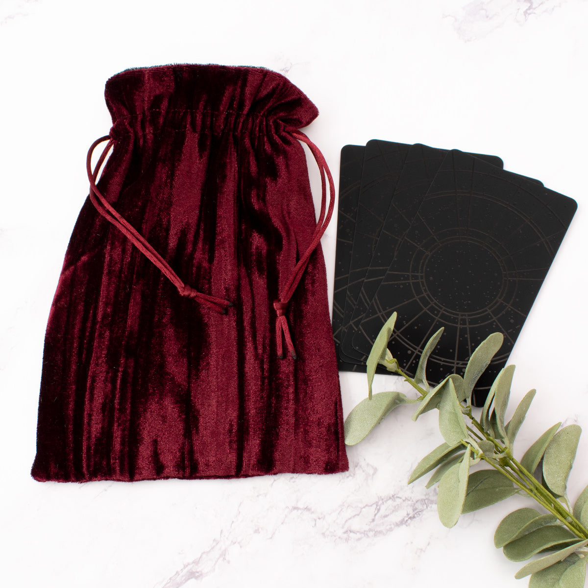 Premium Tarot and Oracle Bag (Wine Red)