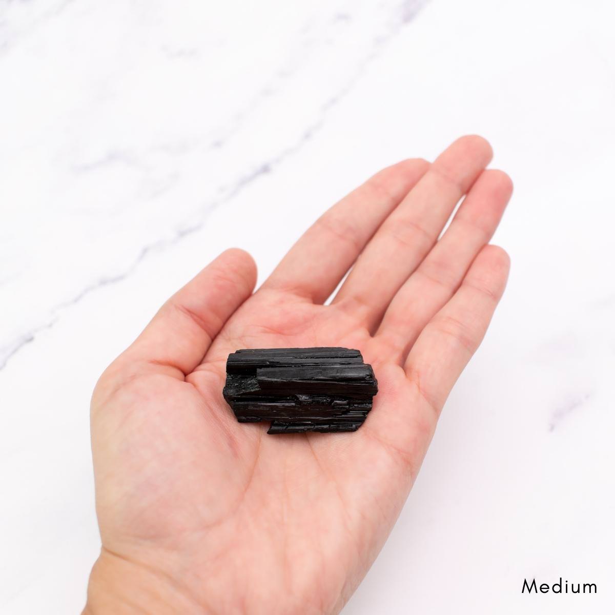 Raw Black Tourmaline Crystal