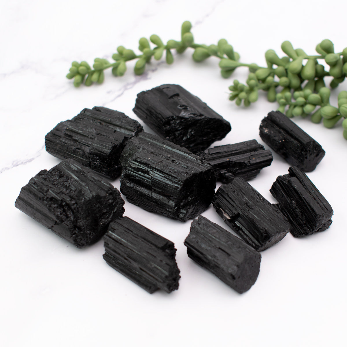 Raw Black Tourmaline Crystal