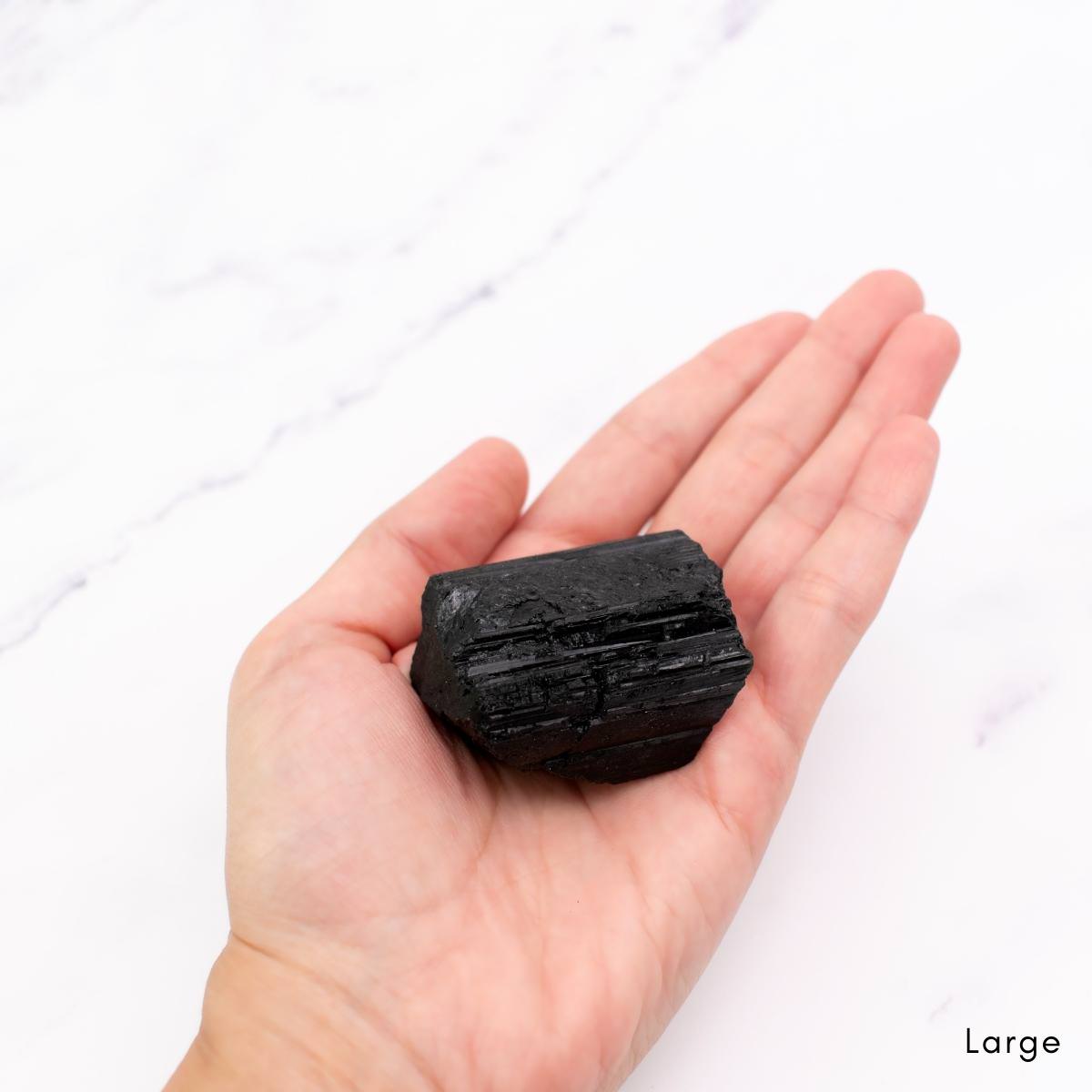 Raw Black Tourmaline Crystal