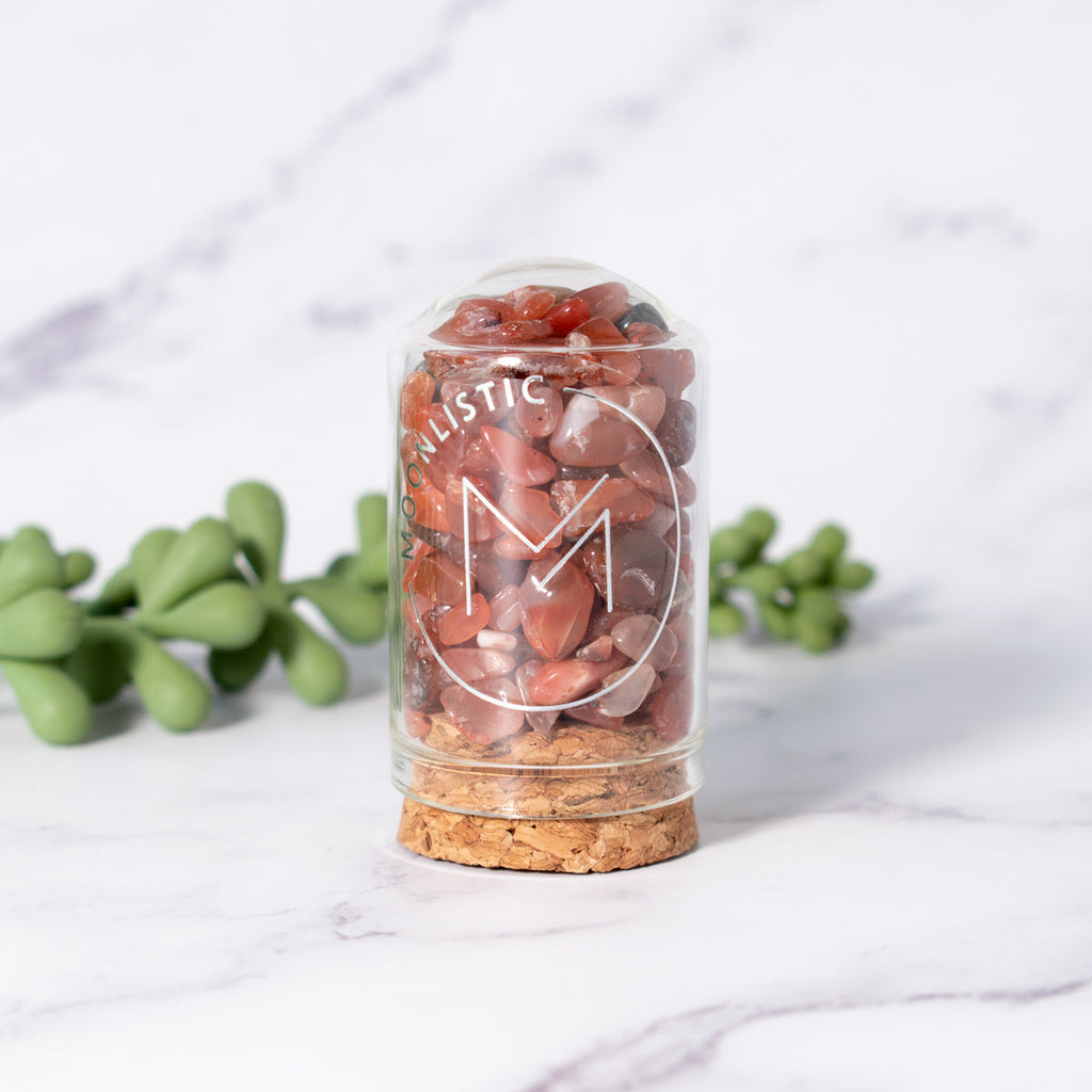 Red Jasper Crystal Wishing Containers