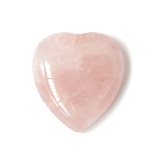 Rose Quartz Flat Back Heart 