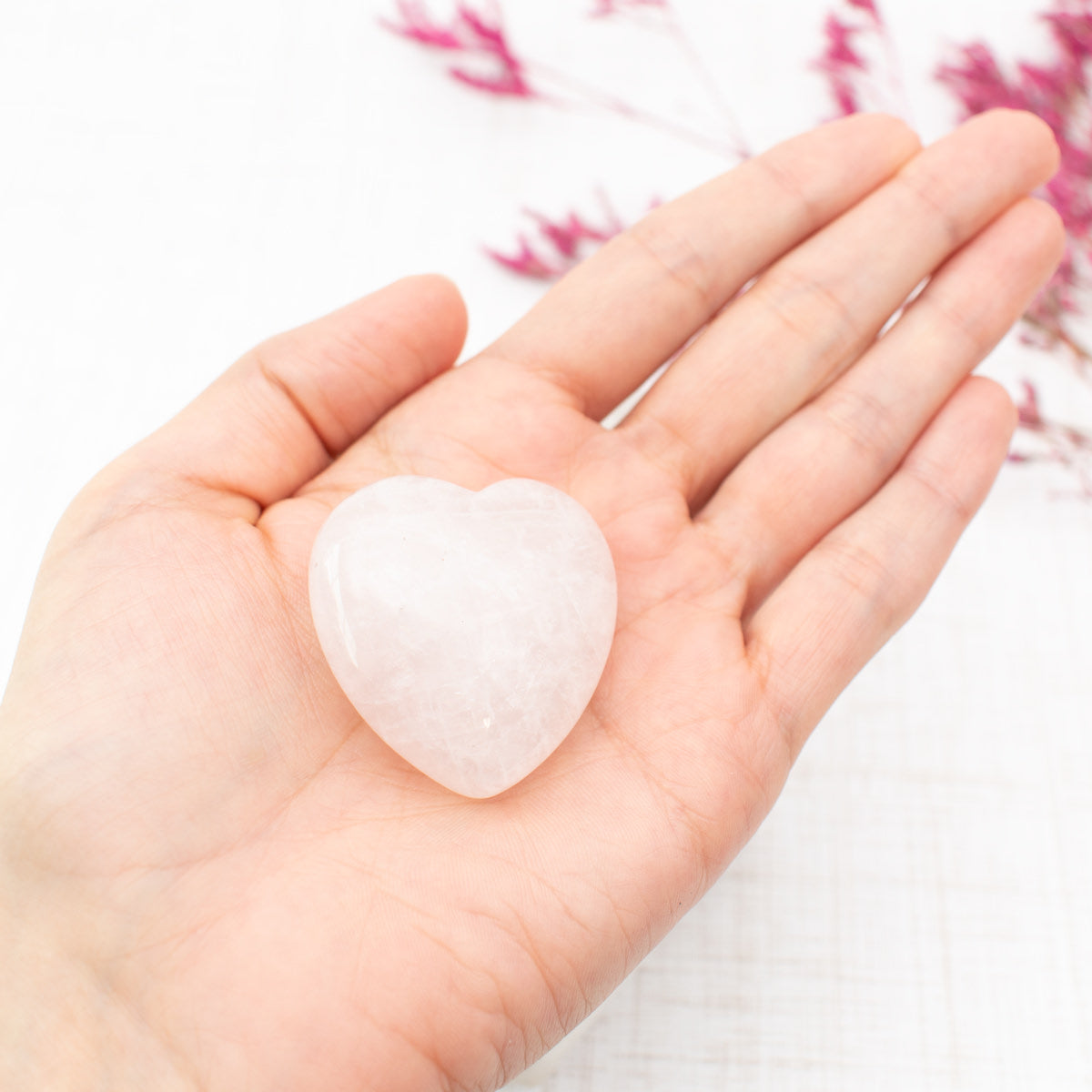 Rose Quartz Heart