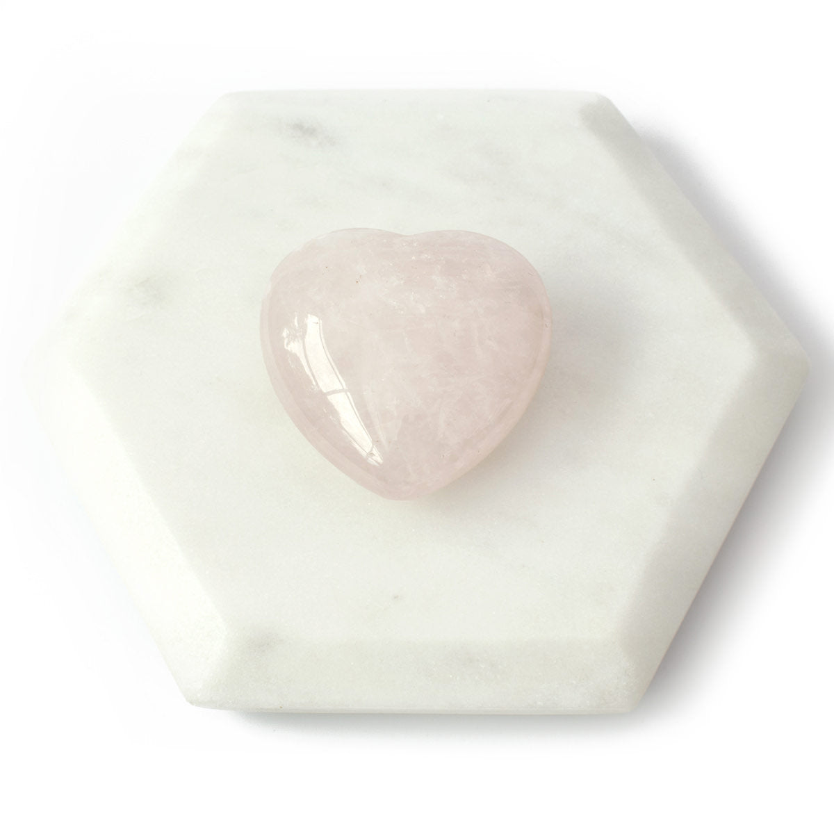 Rose Quartz Heart