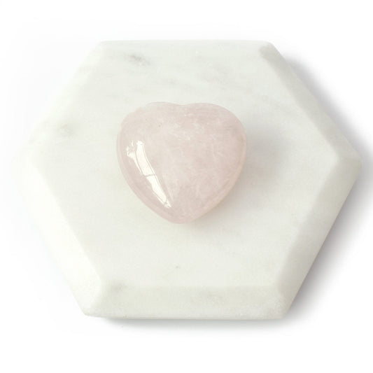 Rose Quartz Heart