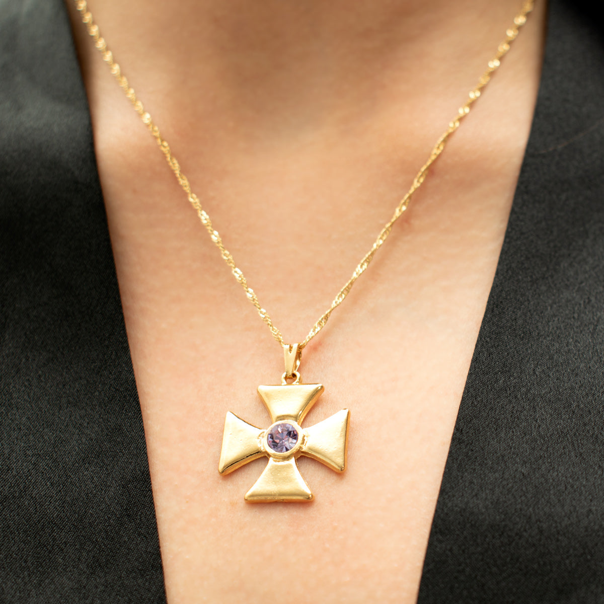 Saint Germain Necklace (Gold)