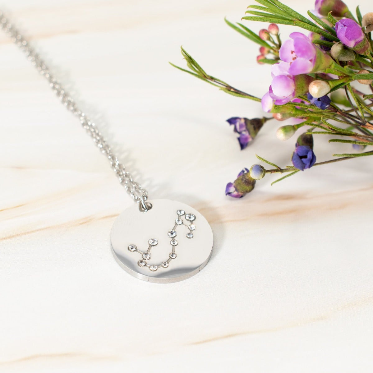 Minimalist Zodiac Constellation Necklace