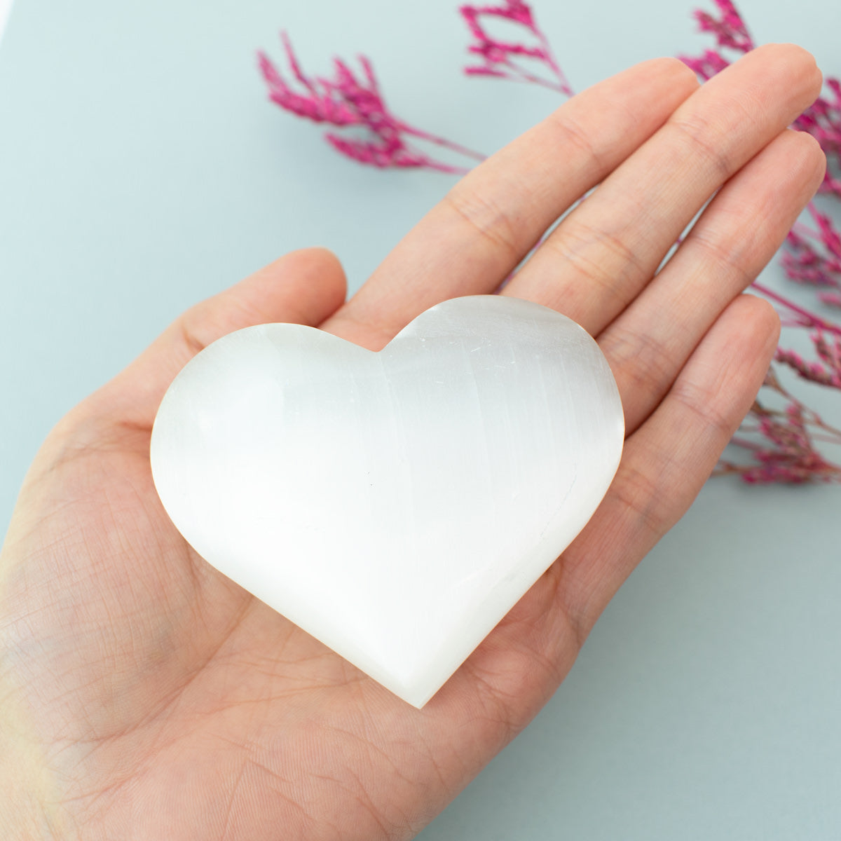 Selenite Heart