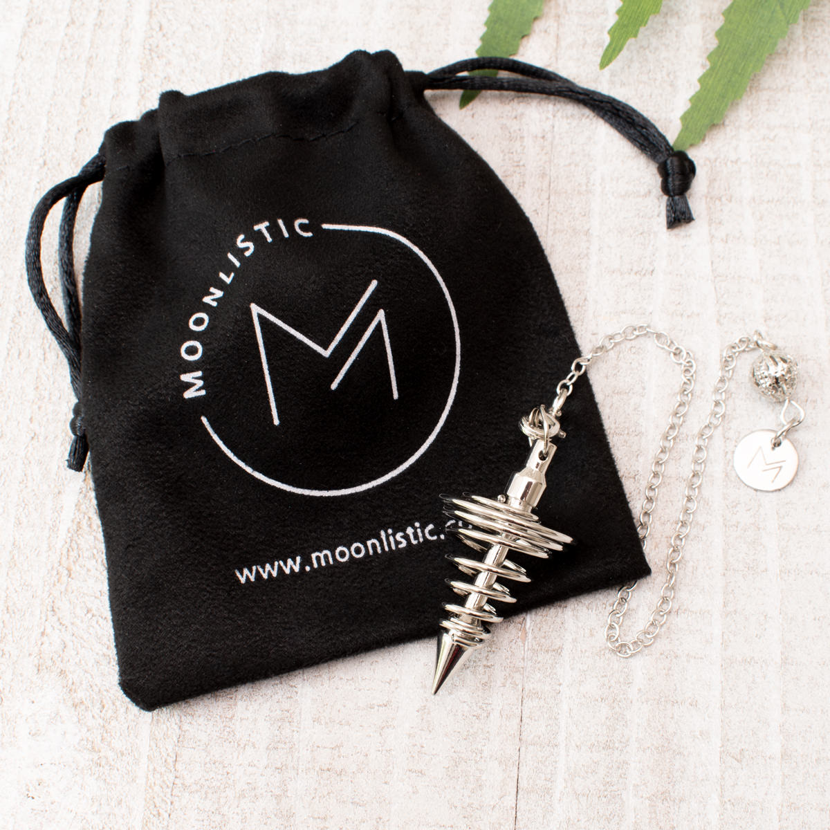 Silver Sacred Spiral Pendulum