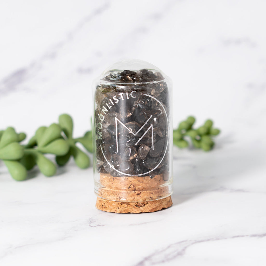 Smoky Quartz Crystal Wishing Containers