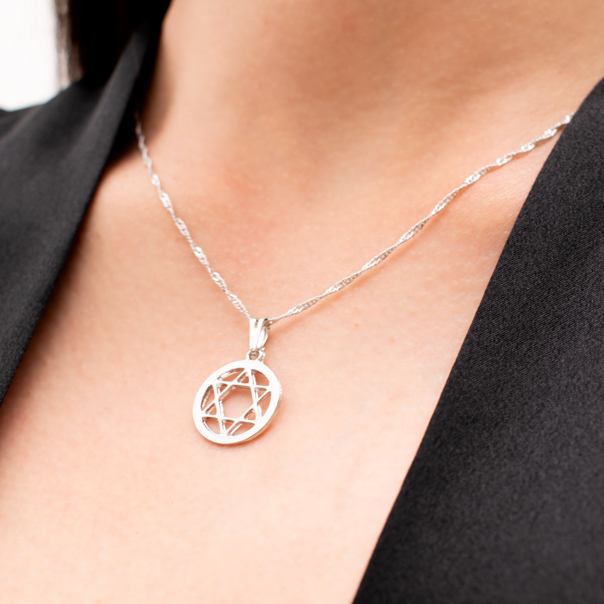 Star of David Necklace (Silver)